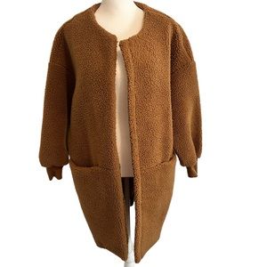 Madewell Bonded Sherpa Cocoon Coat